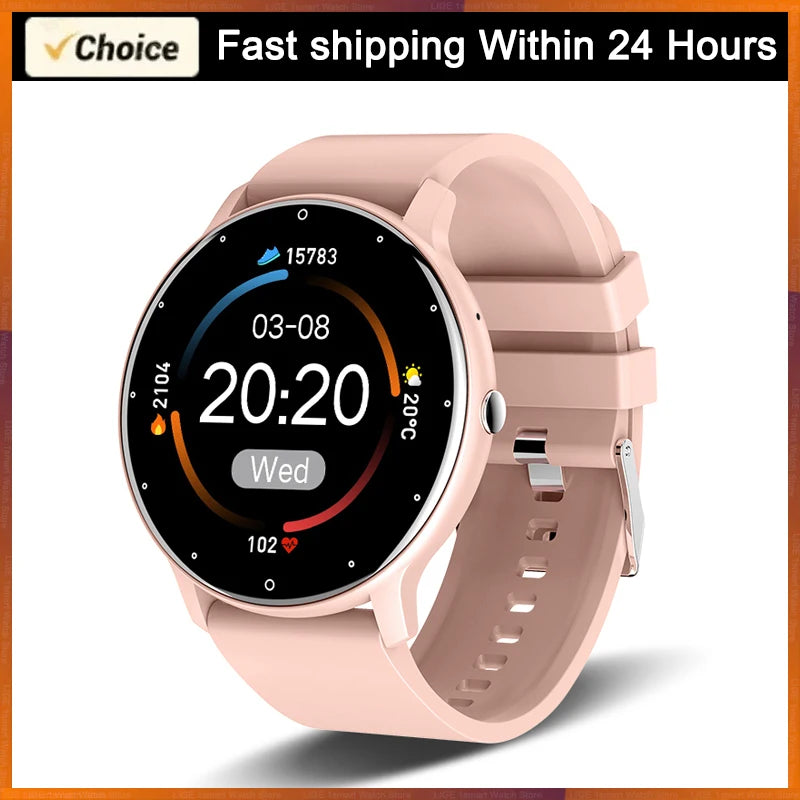 Smart Fitness Watch with Heart Rate Monitor and Waterproof Design - Smarsty