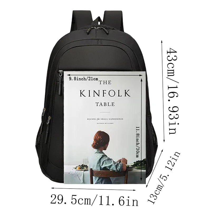 Men's and Women's Fashionable, Versatile, Simple and Compact Large Capacity Backpack