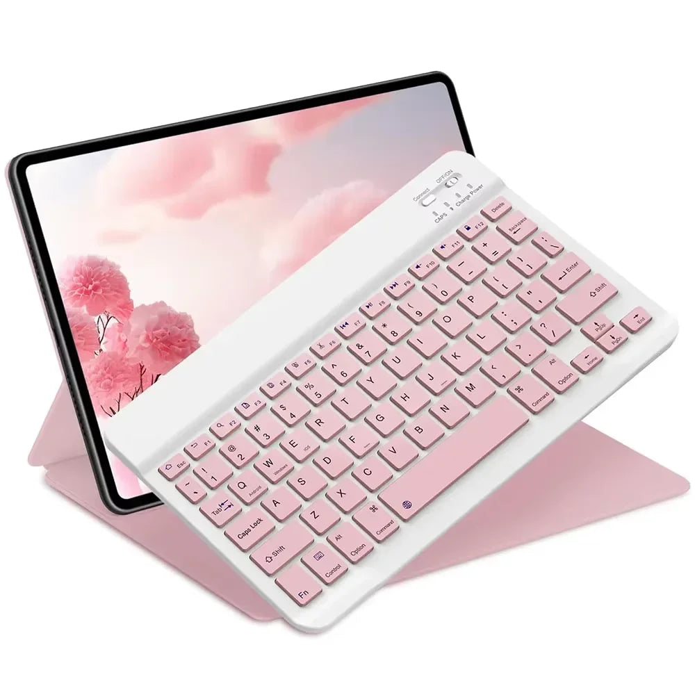 Bluetooth Keyboard for iPad 10th Generation iPad Pro 13 12 11 10 9 8 7 Inch iPad Air 13 11th iPad Mini Samsung Xiaomi Tablets - Smarsty