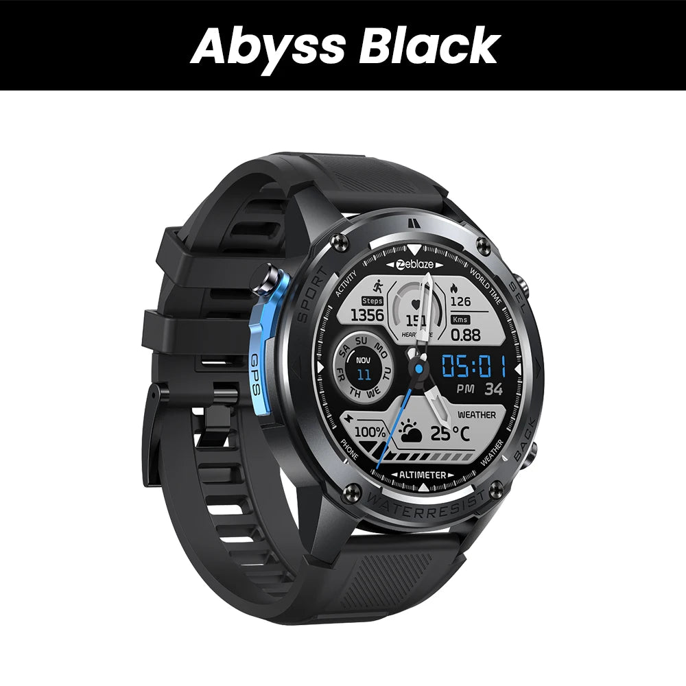 Zeblaze Stratos 2 Ultra GPS Smart Watch with Voice Calling - Smarsty