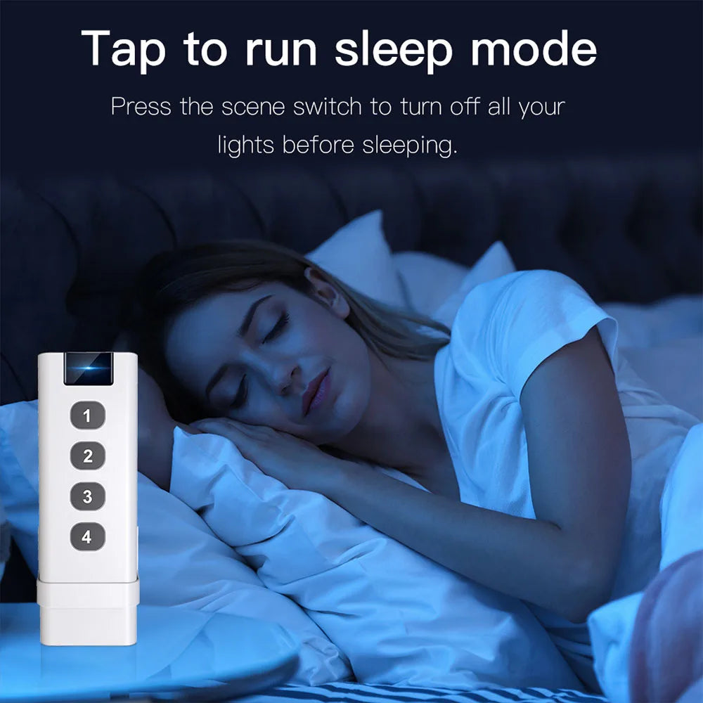 Tuya ZigBee Smart Scene Switch For Home Automation - Smarsty