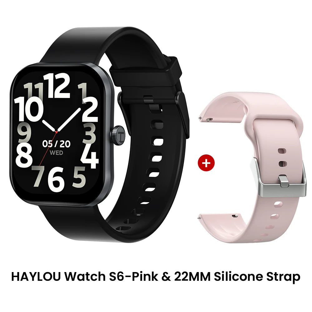 Haylou S6 Smartwatch With HD Display And Fitness Tracking - Smarsty