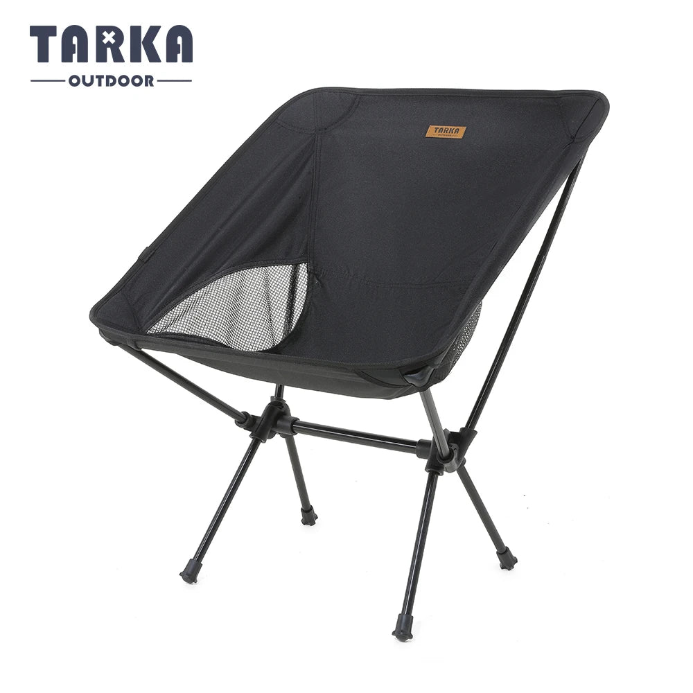 TARKA Foldable Camping Chairs Set Lightweight folding Chair Ultralight Backpacking Moon Chairs for Garden Picnic Beach Fishing by Smarsty