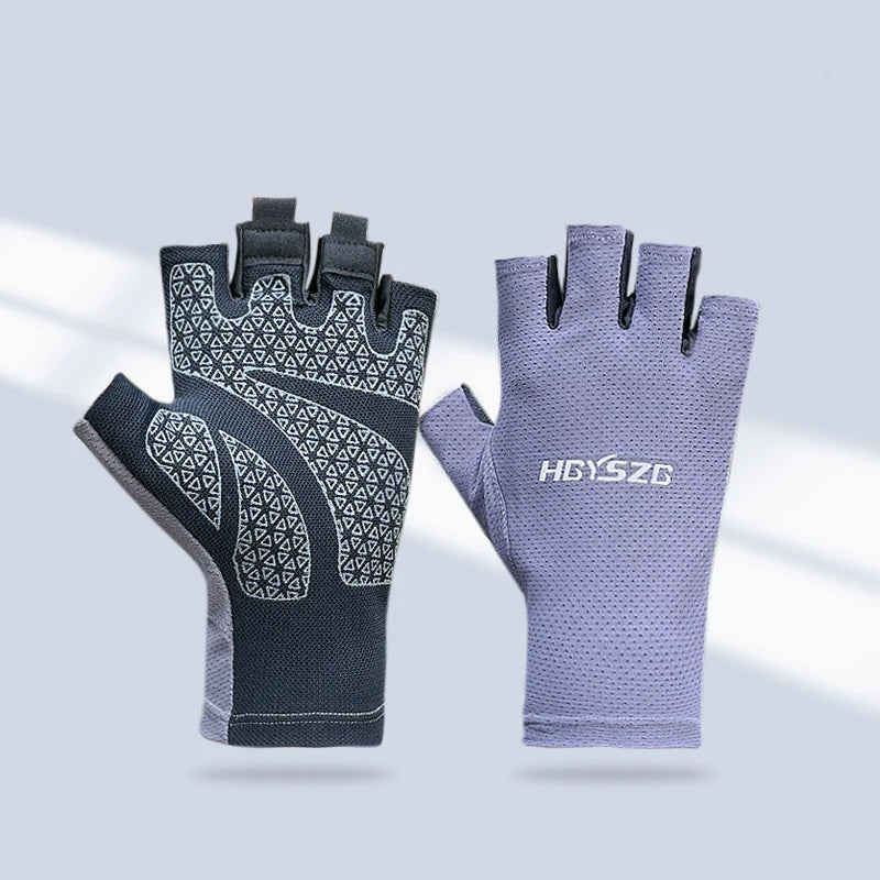 Breathable Non Slip Fingerless Cycling Gloves for Men and Women - Smarsty