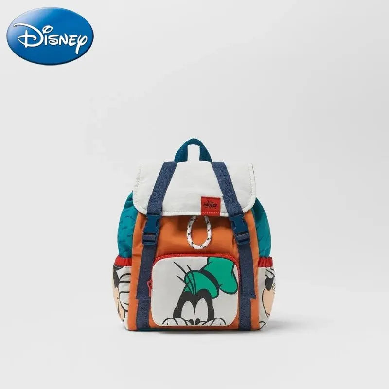 Mickey Mouse Canvas Backpack Large Capacity School Bag - Smarsty