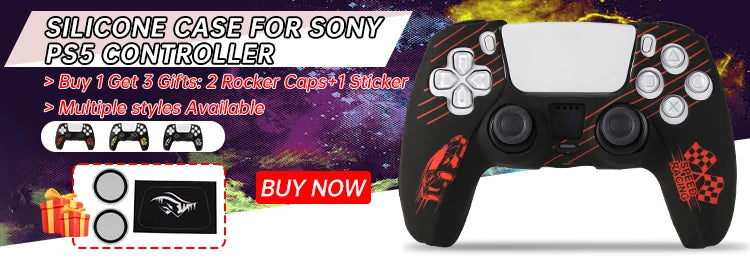 Silicone Protective Cover for PS5 Controller Anti-Slip Grip - Smarsty