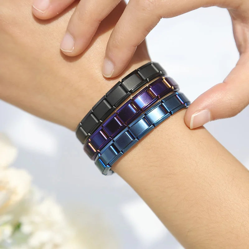 Hapiship Women's Italian Stainless Steel Charm Bracelet - Smarsty