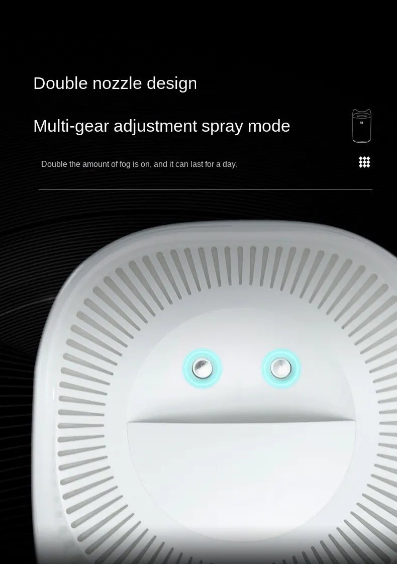 Large Capacity Dual Jet Air Humidifier with Aroma Diffuser - Smarsty