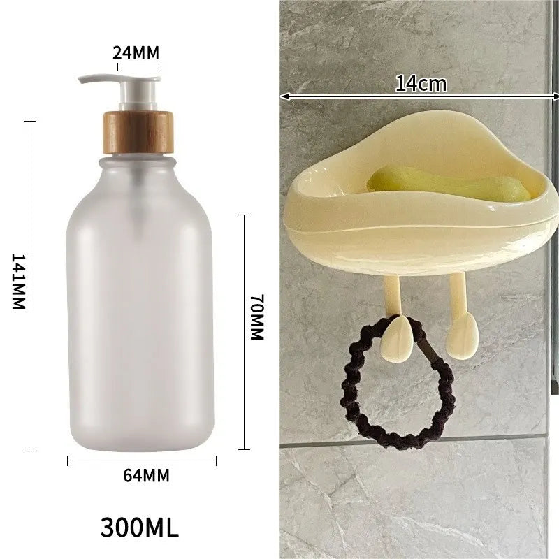 Liquid Soap Dispenser Bottle for Shampoo and Lotion - Smarsty