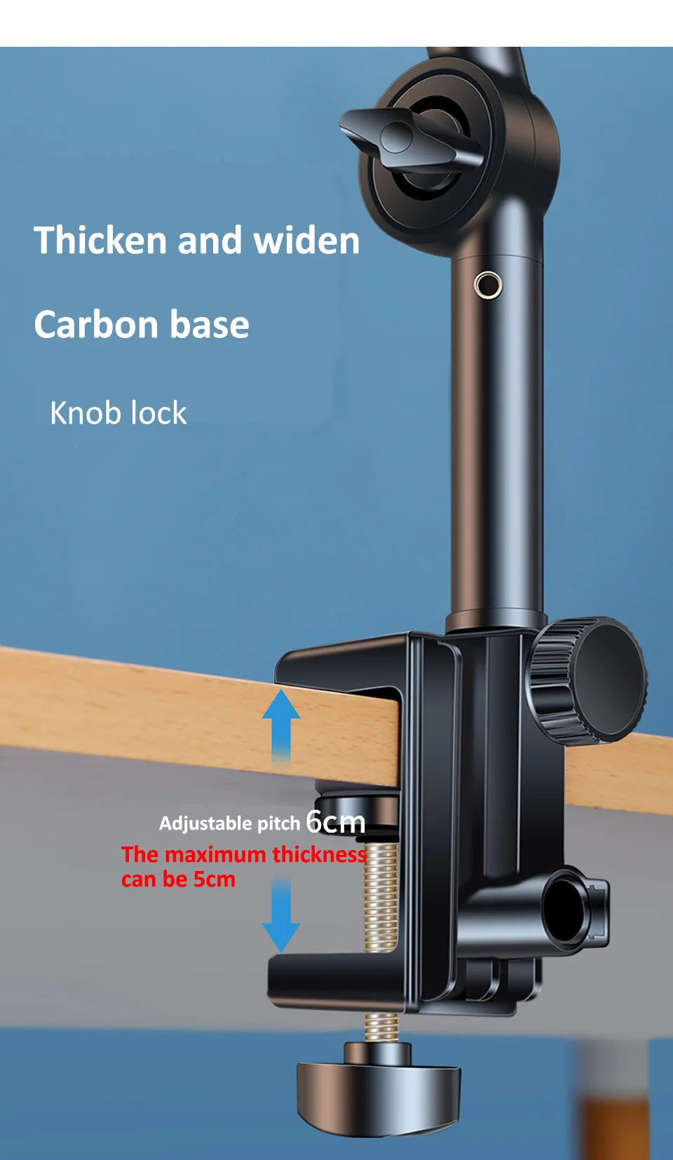 Long Arm 360 Tablet Holder Stand for 4 To 12.9Inch Tablet Smartphone Bed Adjustable Desktop Lazy Holder Bracket Support for Ipad