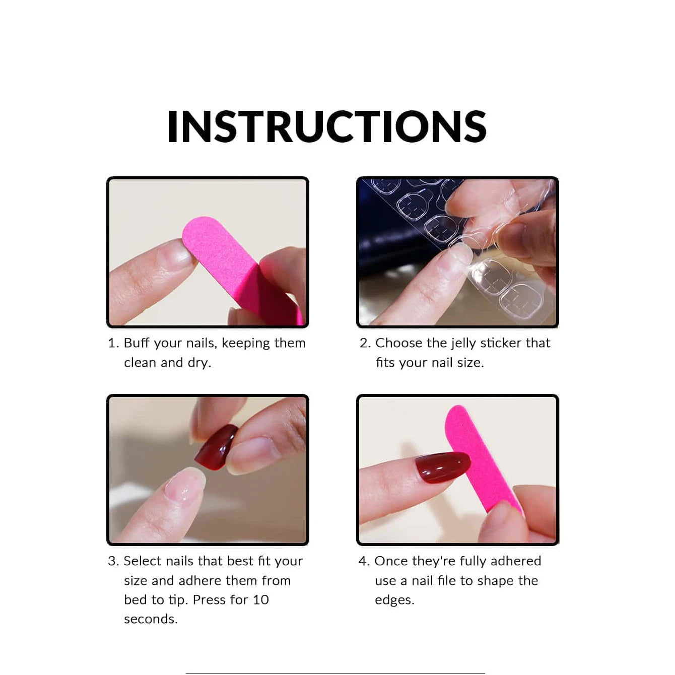 120pcs White French Fake Nails for Chic Style - Smarsty