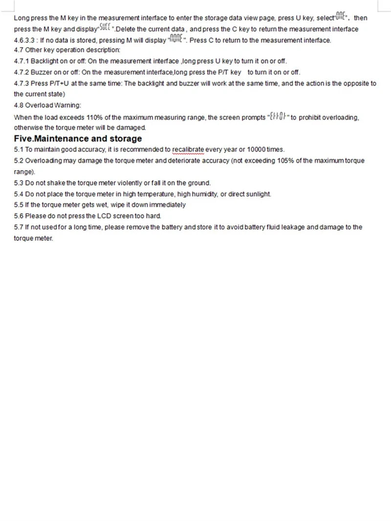 Digital Torque Meter Adjustable Professional Electronic Wrench - Smarsty