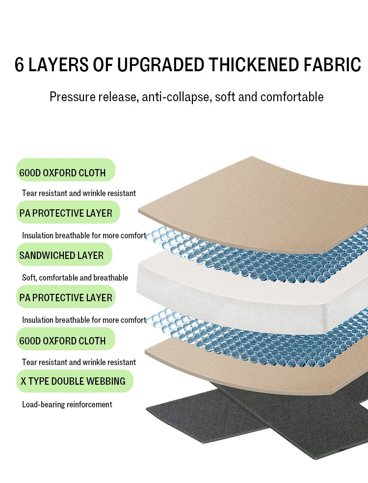 Outdoor Folding Moon Chair Portable Chair Camping Chair Picnic Gear Fishing Small Horse Stool Student Sketching by Smarsty