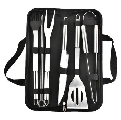 Stainless Steel BBQ Tool Set With Portable Storage Bag - Smarsty