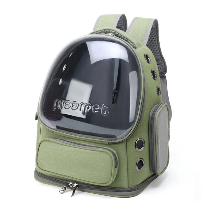 Transparent Folding Pet Carrier Backpack for Travel - Smarsty