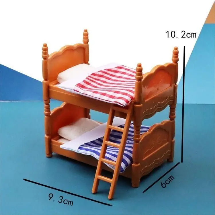 Original Toys Miniature Items Furniture Family Toys Dollhouse LivingRoom Bathroom Kitchen Set Pretend Creative Ideas Kids Toys by Smarsty