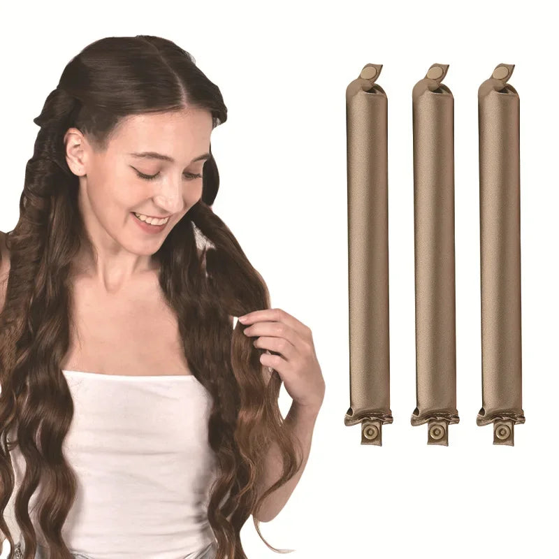 Heatless Satin Curlers for Effortless Silk Curls - Smarsty