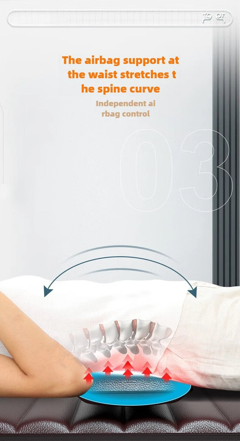 Electric Full Body Massage Mattress With Heating Relaxation Feature - Smarsty