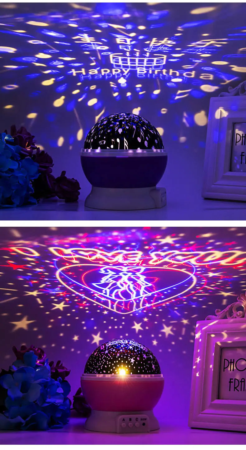 Starry Sky Projector Night Light for Baby Nursery - Smarsty