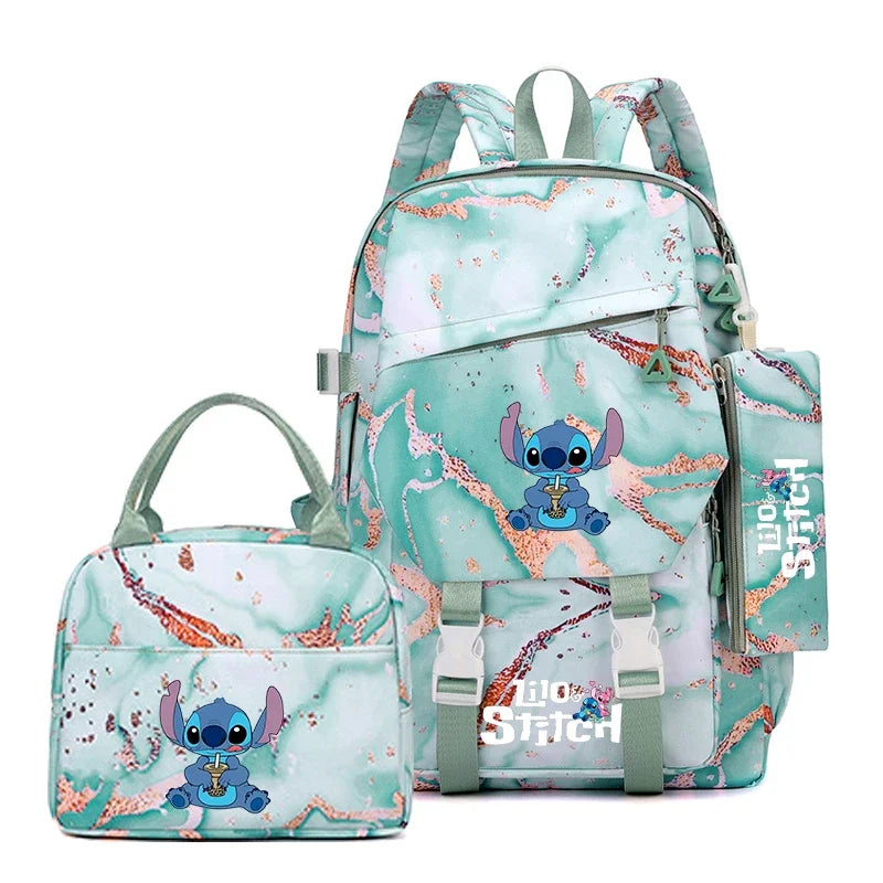 Large Capacity Backpack with Insulated Lunch Bag Pockets - Smarsty