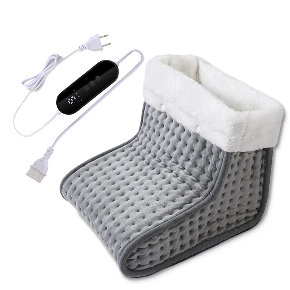 26*28*22cm Electric Heated Foot US/EU Warmers Soft Feet Heating Pad 9-gear adjustable temperature Electric shoe heating pad 1pc