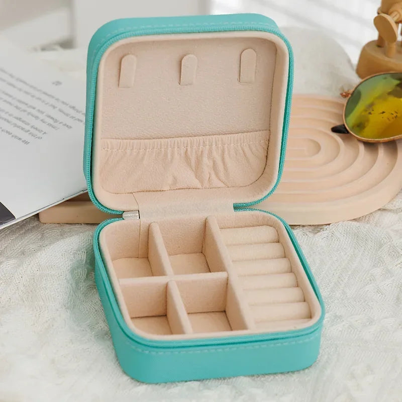 Portable Jewelry Organizer Case for Travel Storage - Smarsty