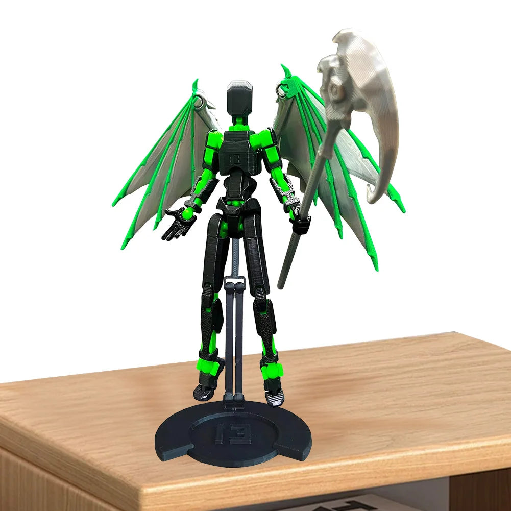13 3D Printed Action Figure Assembly Completed Multi-Jointed Action Figures Action Figures Toys Desk Decoration Gifts for Him