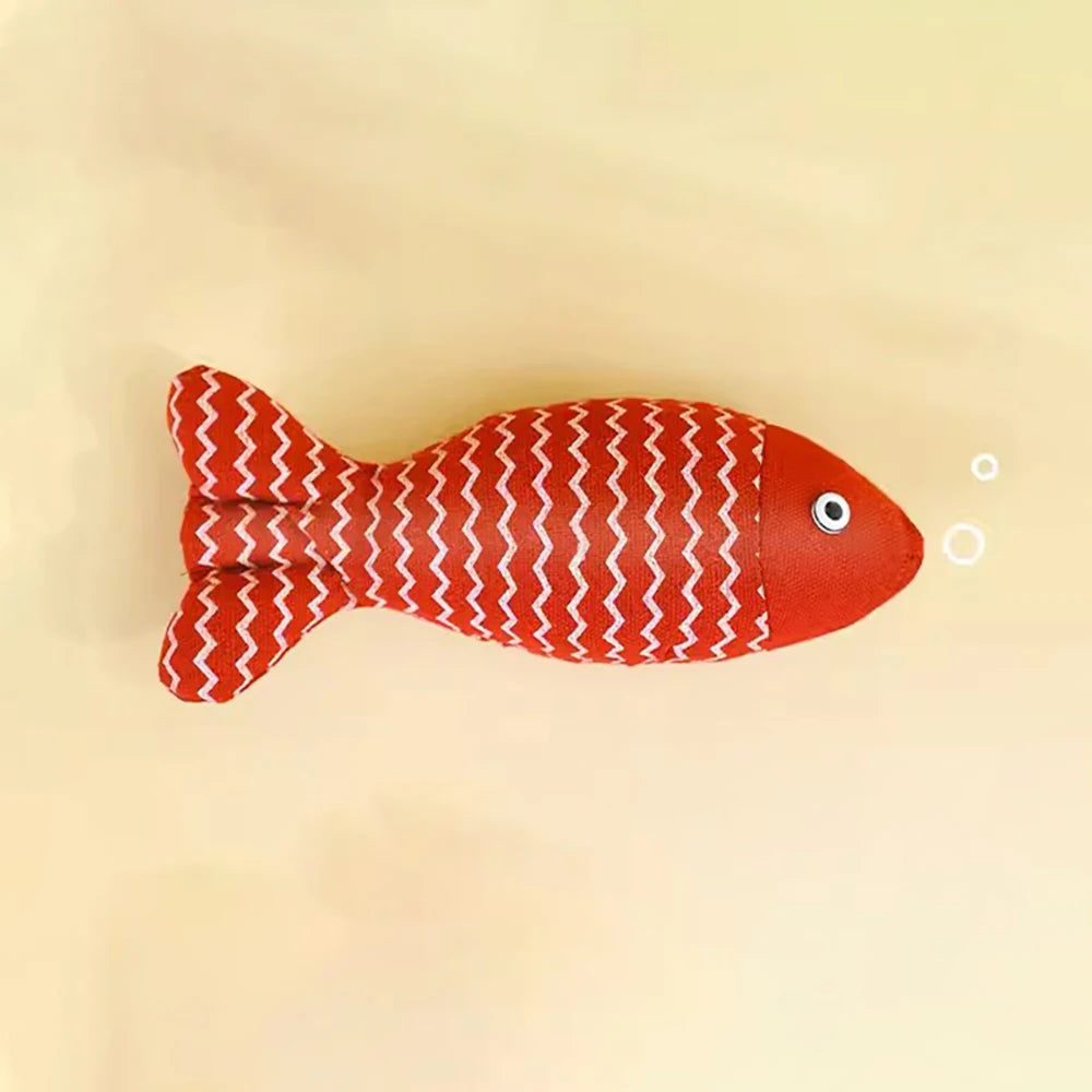 Interactive Cat Fish Toy With Catnip For Playful Kittens - Smarsty