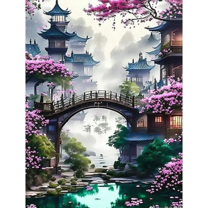 SDOYUNO Diamond Painting Kit for Ancient Architecture - Smarsty