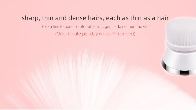 Electric Facial Cleansing Brush with Sonic Technology - Smarsty