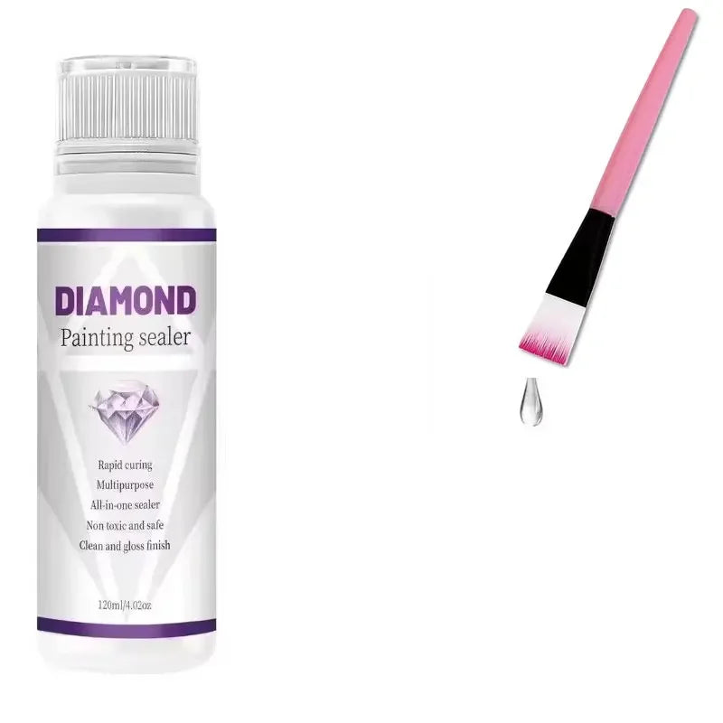 Diamond Painting Sealer for Permanent Hold and Shine - Smarsty