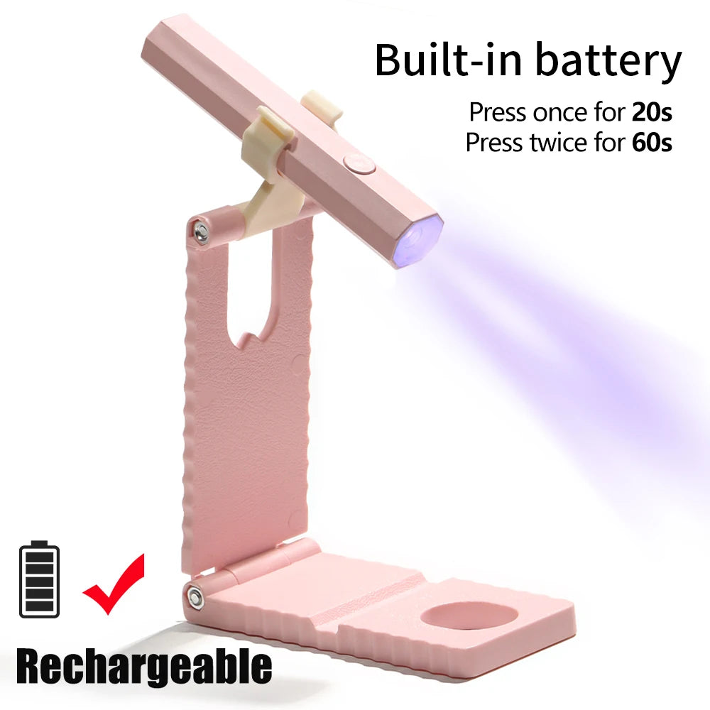 Portable UV LED Nail Dryer Lamp for Quick Drying - Smarsty