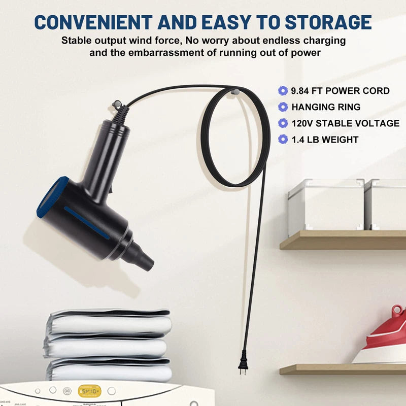 500W Electric Air Duster For PC Keyboard Cleaning Power