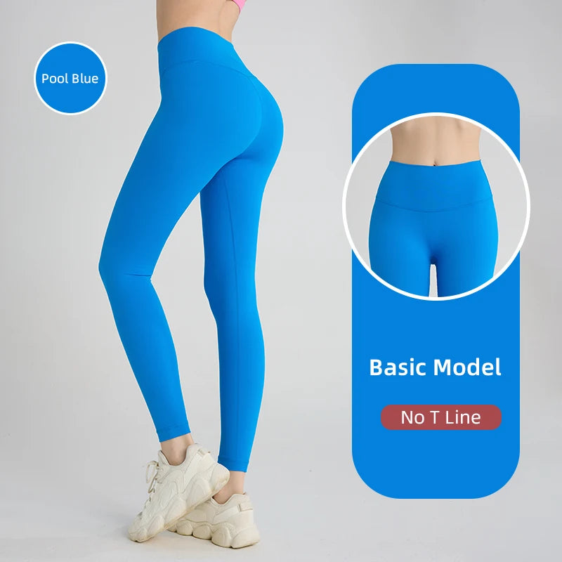 2024 Hot Sale Fitness Lenggings Female Full Length Leggings Running Pants Comfortable And Formfitting Yoga Pants Workout Legging - Smarsty
