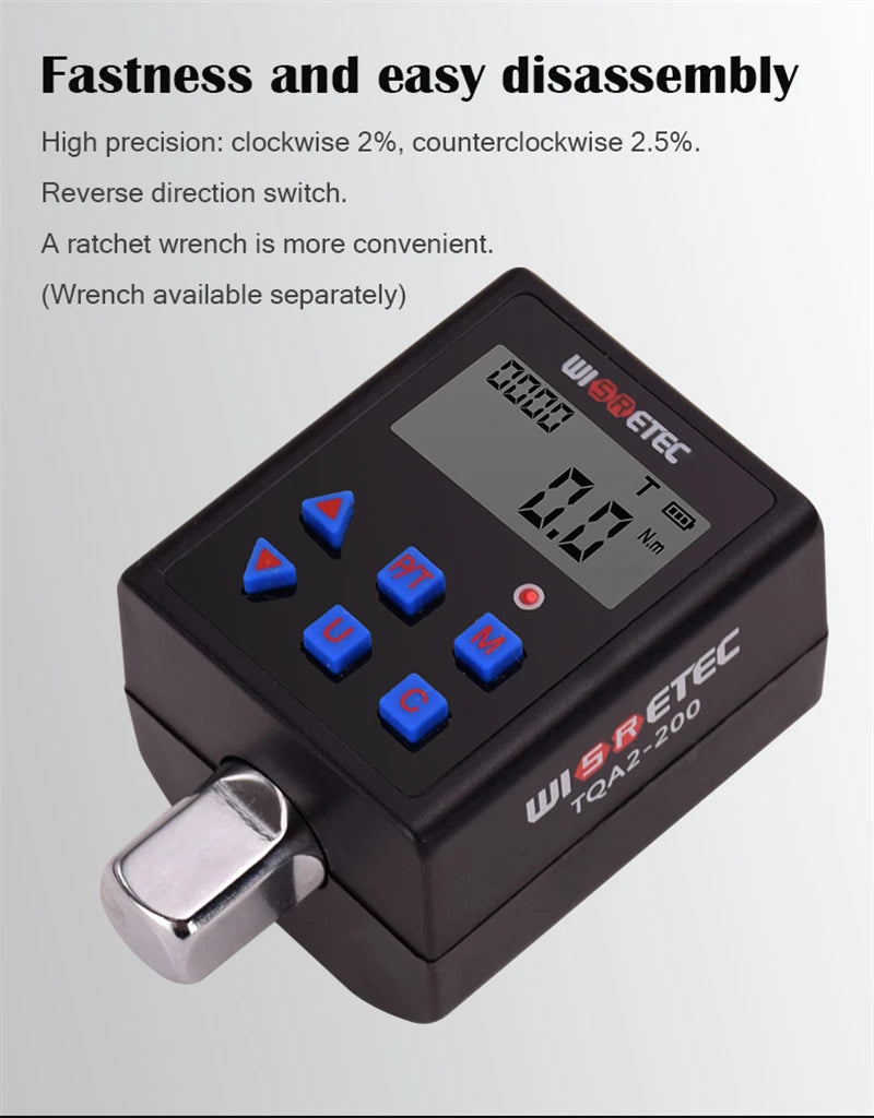 Digital Torque Meter Adjustable Professional Electronic Wrench - Smarsty
