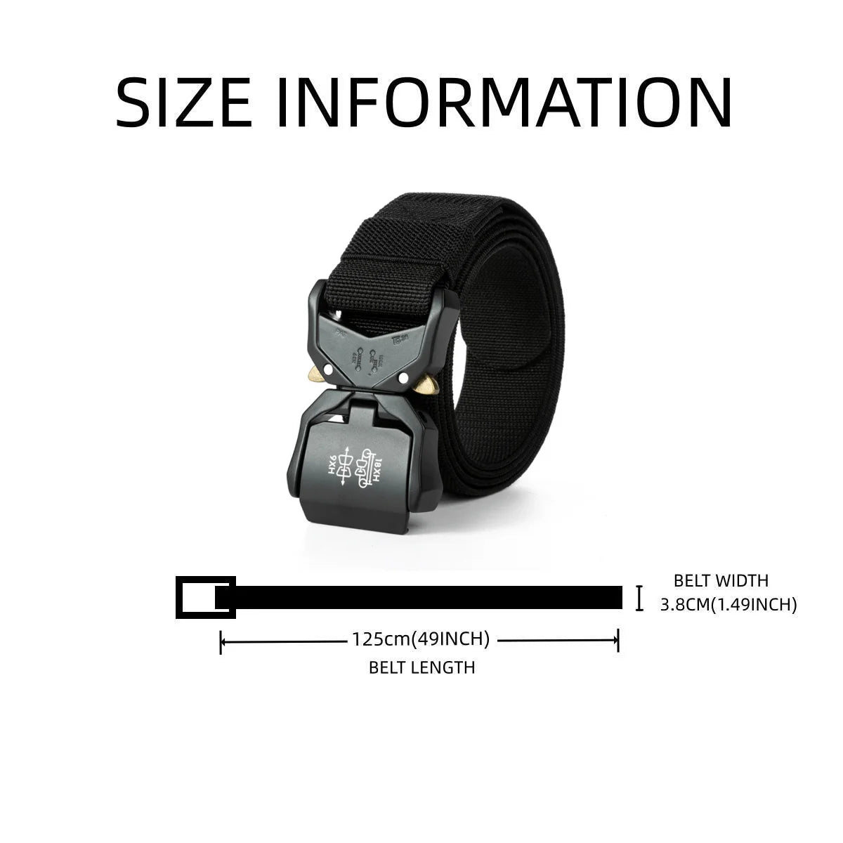 Quick Release Elastic Belt for Men Casual Training - Smarsty