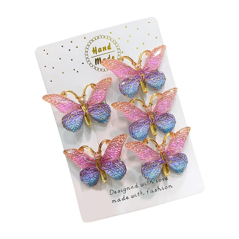 Cute Color Gradient Baby Hairpins Set for Girls - Smarsty
