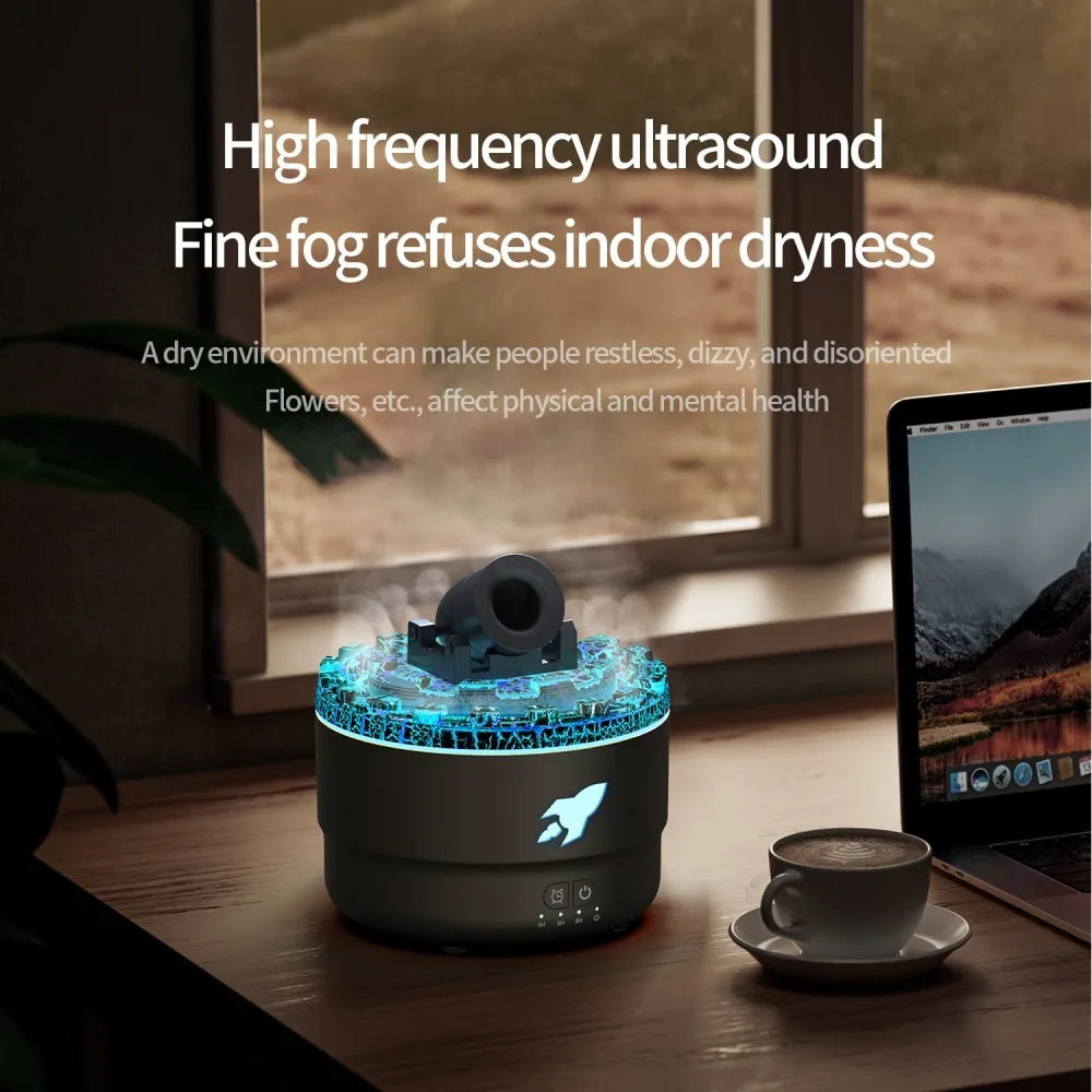 Ultrasound Air Humidifier with Colorful Night Light - Smarsty