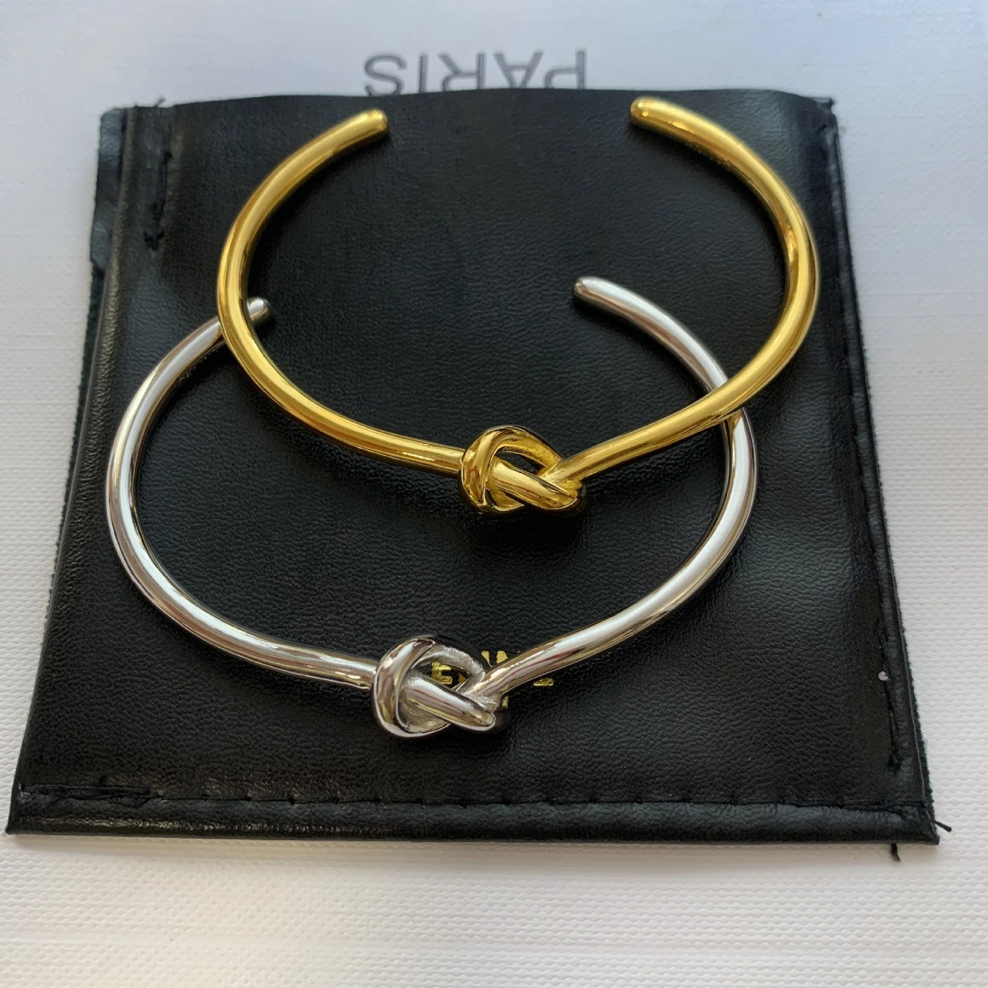 Vintage Stainless Steel Woven Twist Bracelet for Women - Smarsty