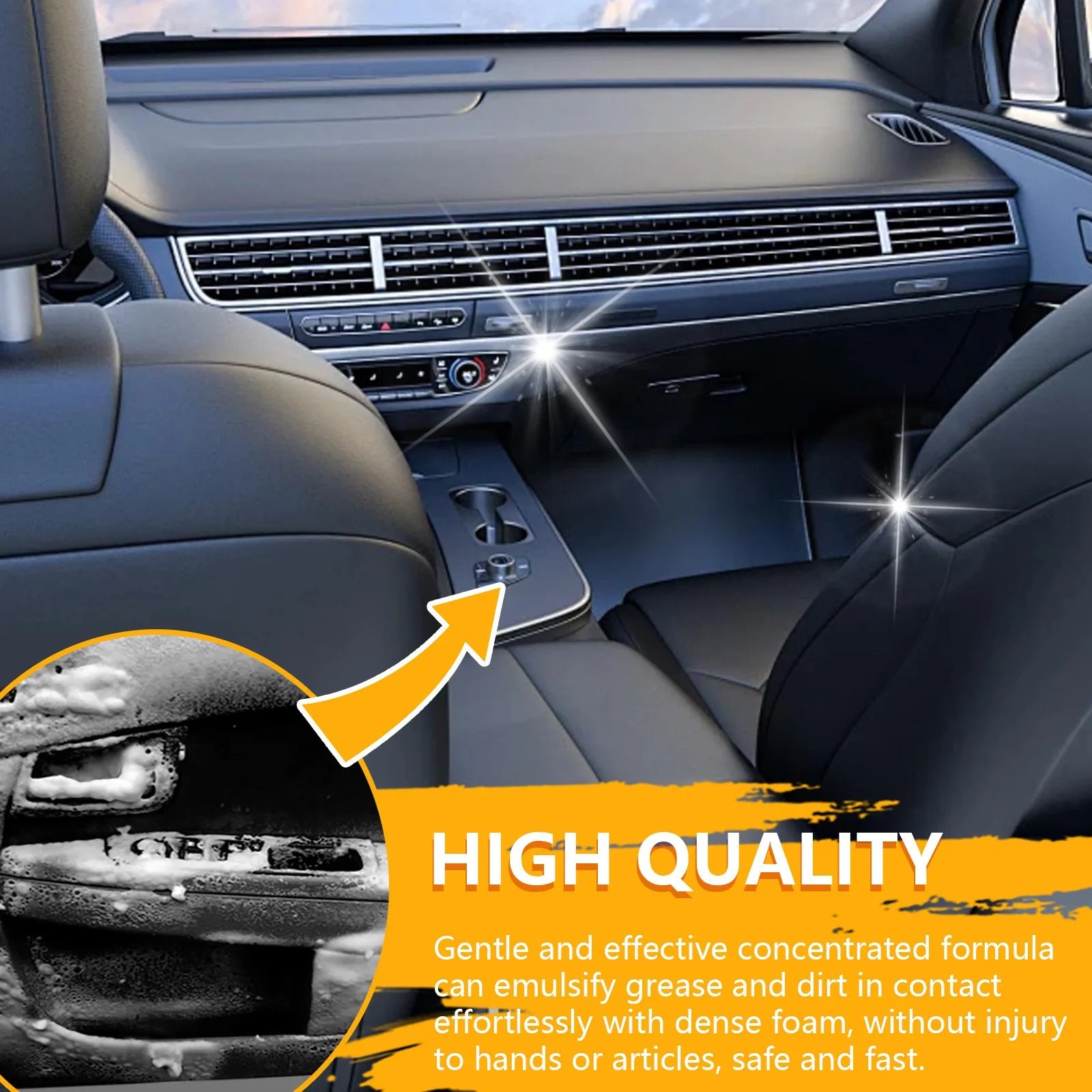 2PCS 100ML Multi-purpose Foam Cleaner Spray Car Home Interior Cleaner Foam Spray Anti-Aging Protection for Car Accessorie