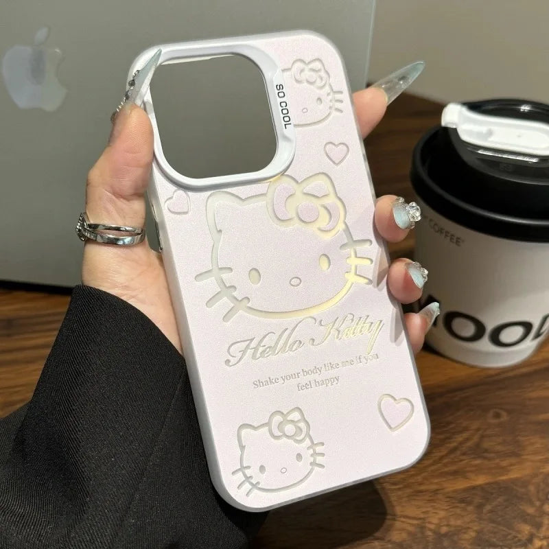 Hello Kitty Bracket Phone Case For iPhone Anti Drop Silicone - Smarsty