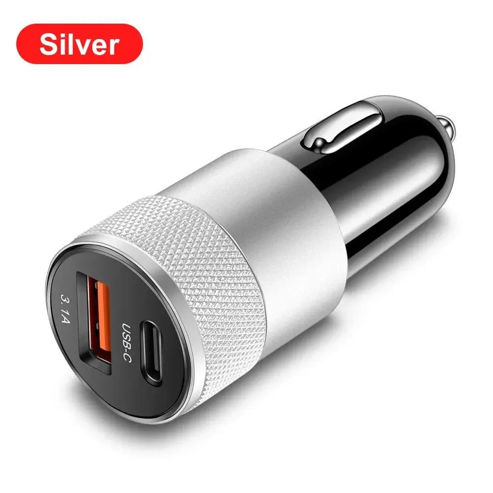 USB Type C Car Charger With Fast Charging For Phones - Smarsty