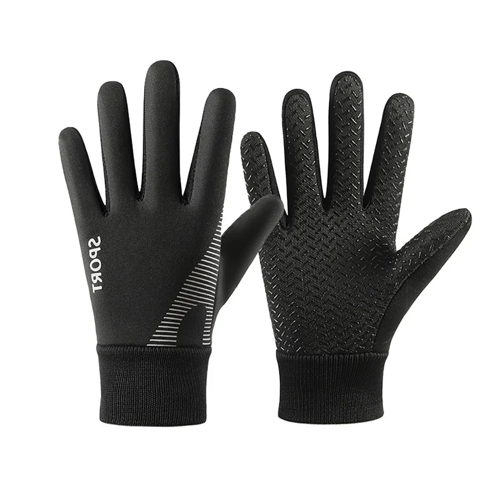 NOFOXO Winter Kids Warm Gloves Water-resistant Sports Gloves Thick Plush Lining Cold Weather Childrens Cycling Gloves Boys Girls