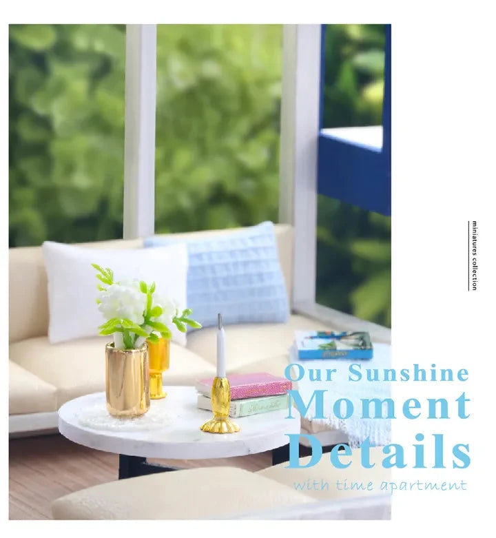 DIY Doll House Miniature Dollhouse With Furnitures Wooden House Miniaturas Toys For Children New Year Christmas Gift A by Smarsty