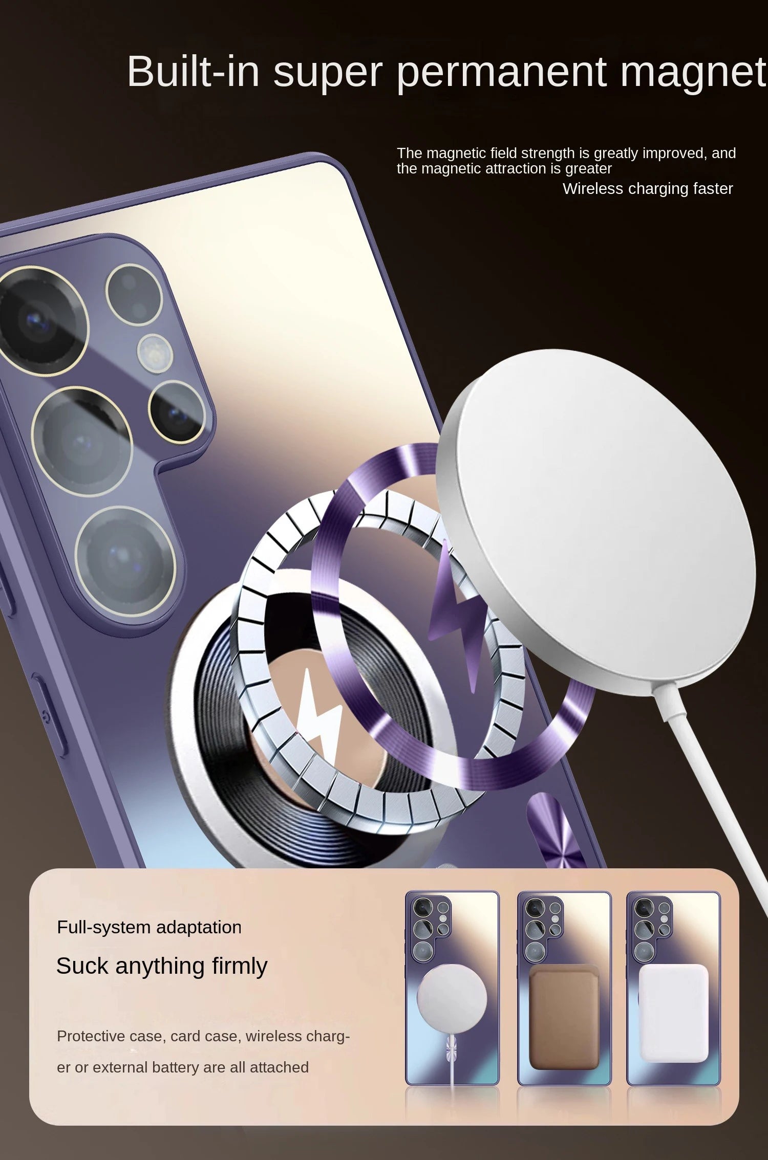 Ultra Thin Matte MagSafe Case For Galaxy S23 Ultra - Smarsty