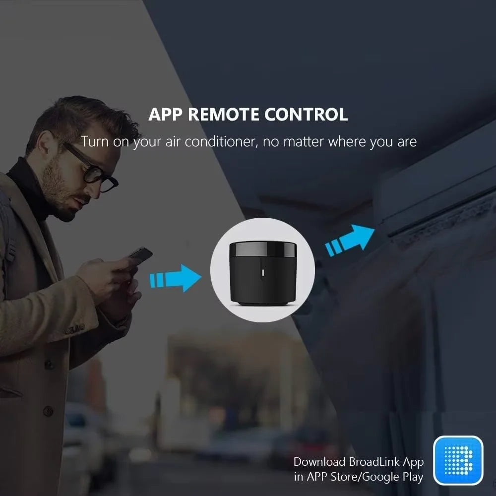 Broadlink RM4 Mini Smart Remote Control for Home Automation - Smarsty