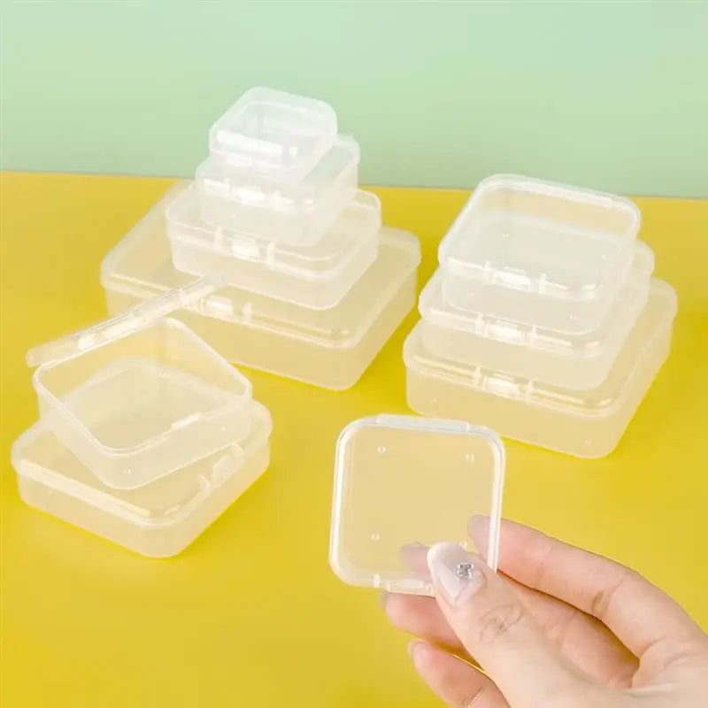 Translucent Plastic Jewelry Storage Box Set - Smarsty