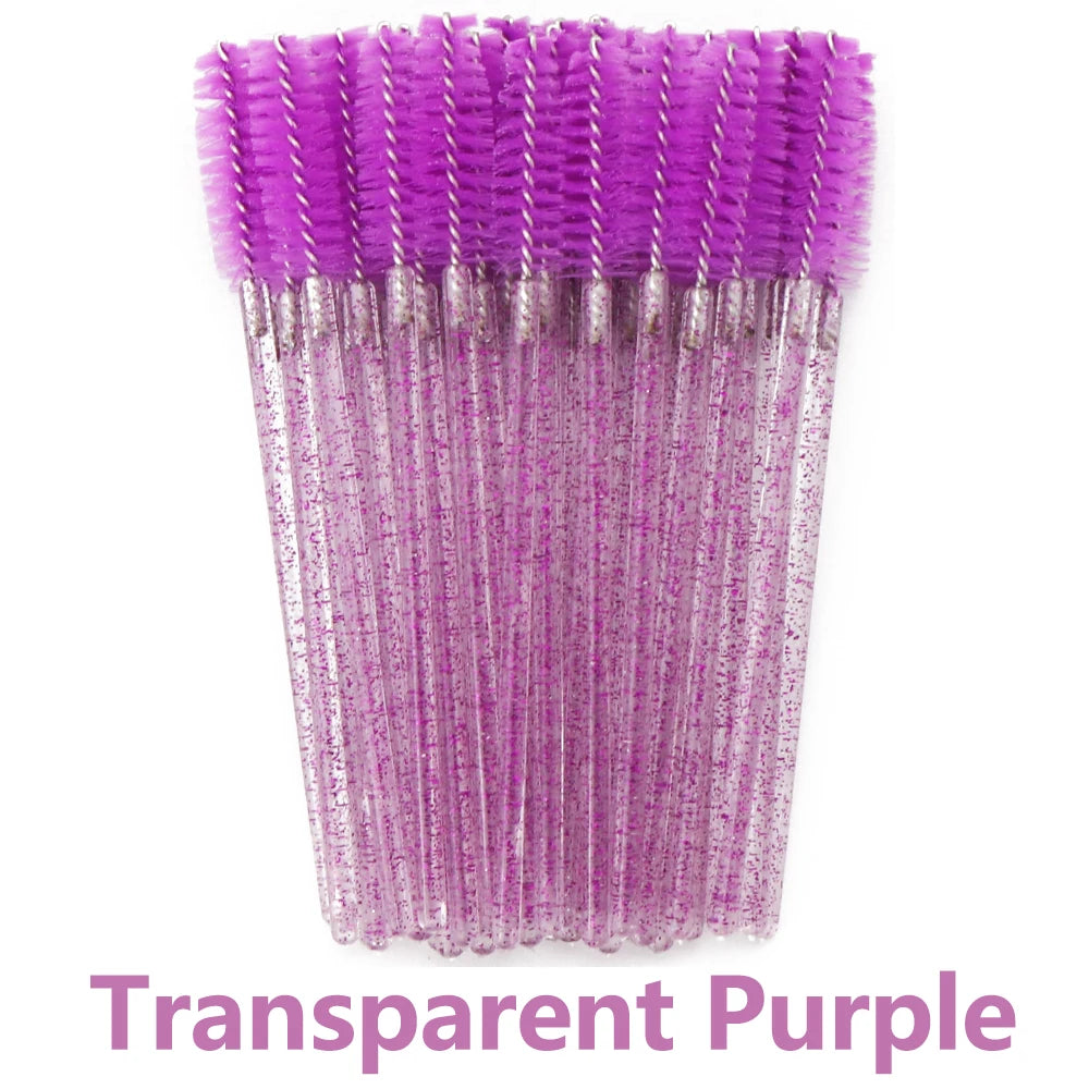 50Pcs Disposable Eyelash Brushes for Makeup Application - Smarsty