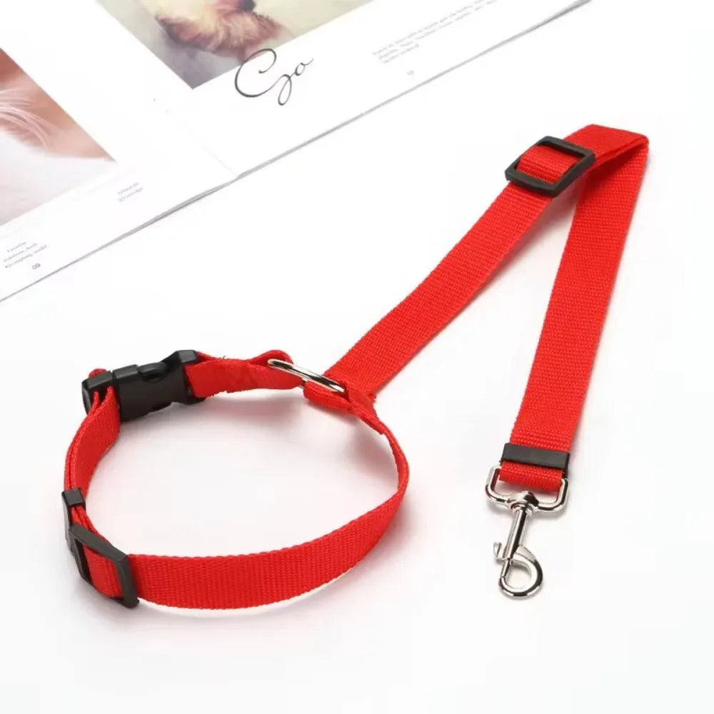 Adjustable Two-in-One Pet Car Seat Belt Harness - Smarsty