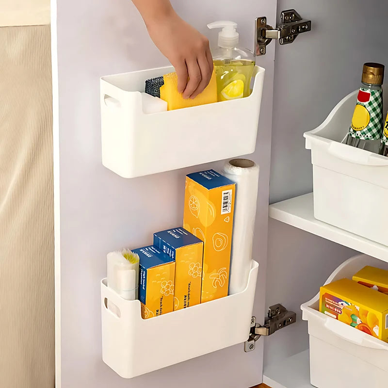 Non Perforated Cling Film Rack For Kitchen Organization - Smarsty